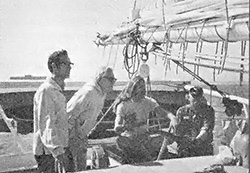 Shoestringers take a New York harbor cruise on an 1889 two-masted schooner.